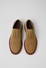 Light brown nubuck shoes for men