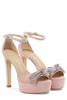 Stuart Weitzman Discoplatform Ankle Strap Sandals