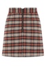 See By Chloé Check Pattern Zipped Skirt