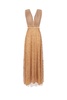 Elisabetta Franchi V-Neck Sleeveless Maxi Dress