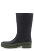 Dior Logo Embossed Round Toe Rain Boots