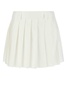 Miu Miu Logo Detailed Pleated Mini Skirt