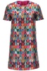 Valentino V Optical Logo Jacquard Mini Dress