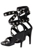 The Attico Cosmo Double Ankle Strap Press-Stud Detailed Sandals