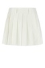 Miu Miu Logo Detailed Pleated Mini Skirt