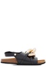 JW Anderson Chain Detailed Slip-On Sandals