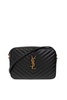 Saint Laurent Lou Zip-Up Quilted Crossbody Bag