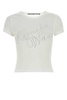 Alexander Wang Hotfix Cursive-Logo Crewneck T-Shirt