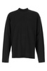 Dries Van Noten Man Black Cotton Oversize Heger T-Shirt