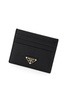 Prada Logo Plaque Card Holder