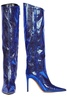 Alexandre Vauthier Iridescent Embossed Boots