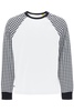 Moncler X Fragment Hiroshi Fujiwara Houndstooth Long-Sleeved T-Shirt