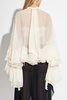 Chloé High-Low Ruffled Blouse