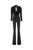 Elisabetta Franchi V-Neck Logo Chain Jumpsuit