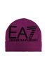 Ea7 Emporio Armani Logo Intarsia-Knit Beanie