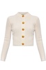 Balmain Cropped Knit Cardigan