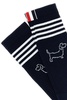 Thom Browne	Hector Athletic Ribbed Socks