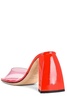 By Far Michelle Lipstick And Flame Patent Mules