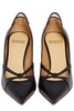 Francesco Russo Cut-Out Detailed Pointed-Toe Pumps