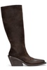 Marsèll Knee-High Pointed-Toe Slip-On Boots