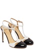 Francesco Russo Two-Toned T-Bar Pumps