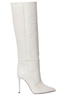 Paris Texas Embossed Knee-High Boots