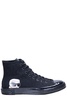 Karl Lagerfeld Logo Printed High-Top Sneakers