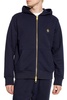 Bally Logo Embroidered Zipped Hoodie