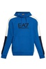 Ea7 Emporio Armani Logo Printed Drawstring Hoodie