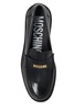 Moschino Logo Plaque Slip-On Loafers