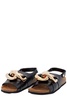 JW Anderson Chain Detailed Slip-On Sandals