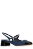 Miu Miu Denim Slingback Pumps