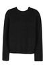 Helmut Lang Chevron Detailed Knitted Crewneck Jumper