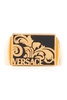 Versace Palmette Logo-Engraved Ring