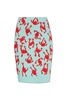 Bottega Veneta Crab Patterned Midi Skirt