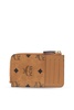 MCM Aren Logo Printed Zipped Key Case