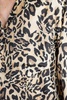 Nanushka Vally Leopard Printed Cropped Shirt