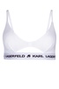 Karl Lagerfeld Logo Detailed Sleeveless Bra