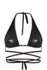 Versace Greca-Detailed Tie-Fastened Triangle Bikini Top