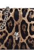 Alexander McQueen Leopard Printed Small Skull Clutch Bag