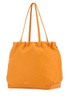 Orange nappa leather Oslo shopping bag