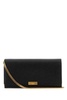 Thom Browne Logo Plaque Foldover Top Clutch Bag