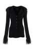 Alberta Ferretti Embellished Single Breasted Jacket