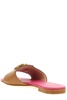 Pinko Logo Plaque Slip-On Sandals