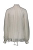 Rochas Bow Detailed Lurex Striped Shirt