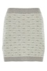 Miu Miu Logo-Embroidered Knitted Mini Skirt