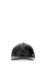 Leather-Trimmed Monogrammed Coated-Canvas Baseball Cap