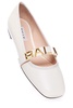 Bally Balby Squared Toe Ballet Flats