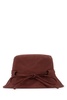 Jacquemus Logo Plaque Drawstring Bucket Hat