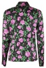 Chiara Ferragni Rose Printed Satin Shirt